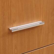 Lockable Rolling Wooden Pedestal Cabinet With Drawers For Under Desk & Printer Use - Walnut#2 - View 4