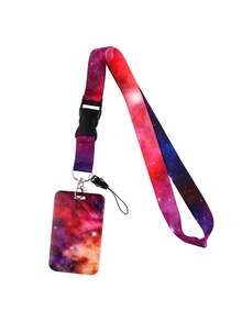 1pc Marble Pattern Fashionable Phone Lanyard, Suitable For Keychain Pendant Bag Charm, Student ID Card Bus Card Holder, Suitable For Office Workers And Students Daily Use - Rectangle - View 14