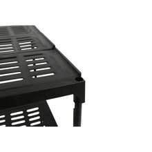 3-Tier Floor Standing Storage Rack For Home, Kitchen And Bathroom, Fixed 3-Tier Storage Shelf (No Casters), Random Color Shipping. Size: Width 43cm, Depth 26cm, Height 50cm. Thickened Iron Art, Drill-Free Installation. Storage Organizer For Kitchen, Living Room, Bedroom, Dormitory. - View 6