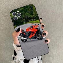 Car Phone Case For Suzuki Hayabusa GSX 1300 R, Compatible With 15, 14, 13, 12, 11, Plus, Pro Max, XS, X, XR, SE, Mini, 8, 7, Soft Black Silicone Case, Compatible With 17 Pro Max, 17 Pro, 17, 16, 16 Pro Max, 15 - Z3 - View 1