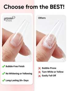 GELPOLISH 超強刷式美甲膠，適用於壓克力指甲、美甲貼片與穿戴式假指甲，修復斷裂指甲，壓克力美甲膠，美甲黏合劑，美甲凝膠 - 1PC - 查看 4