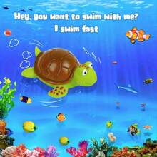 Sea Turtle Shaped Floating Pool White Oil Thermometer, Large Dial High-Definition Easy-To-Read Scale Design, Floating Water Temperature Measurement Tool, Home Indoor Pool, Outdoor Pool Water Temperature Detection Supplies, Hot Spring Bath, Bathtub Temperature Measurement Ornament, Ornamental Fish Tank, Aquarium Water Temperature Monitoring Tool, Yard Private Pool, Wading Pool, Inflatable Pool Universal Thermometer - A - View 1