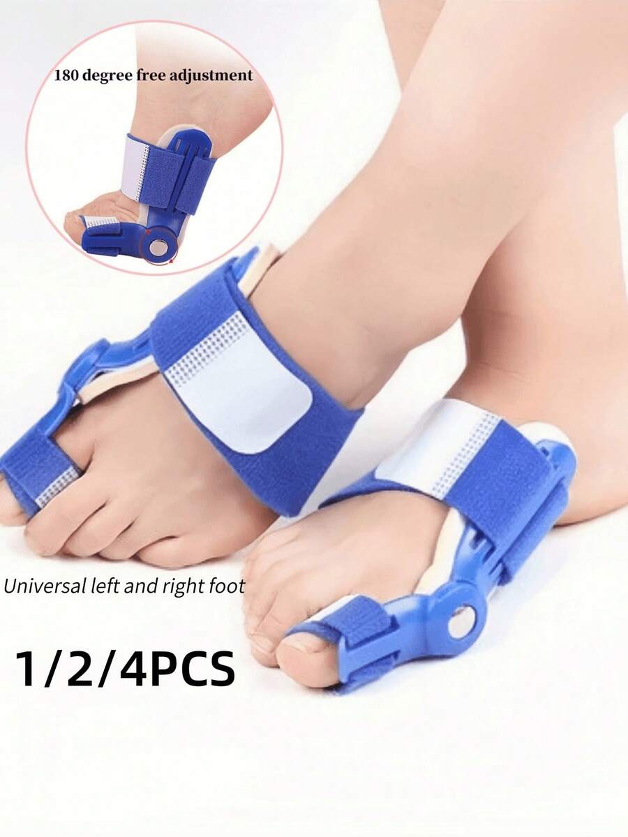 1/2/4入 素色腳趾套 男女通用 家用