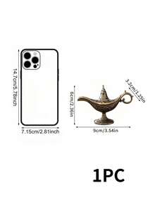 1pc Lamp Metal Incense Burner - Vintage Style Home Decor, Candle Holder Gift With No Candle Rama Decoration Rama - Multicolor - View 15