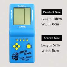 Retro Handheld Game Console, Classic Console, Screen, Nostalgic Pocket Game Machine, Puzzle Toys For Kids - A-blue - View 5