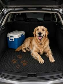 Black Trunk Mat, Compatible Car Trunk Mat, Waterproof Carpet Tray, Cargo Trunk Storage Pad, Compatible Cargo Liner, Custom Cargo Mat, All Weather Protection, Rear Trunk Cargo Liner, Non-Slip, Black. - Black - View 7