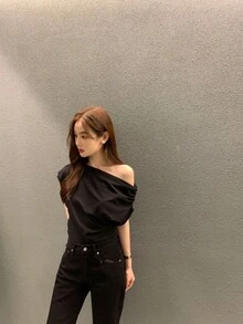 Women Blouses & Shirts - Black - View 1