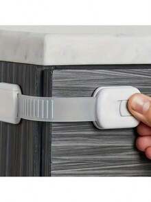 1/5/10pcs And Easy To Install, Essential Child Safety, Multi-Function Lock, Suitable For Cabinets, Refrigerators And Bathrooms, Multi-Purpose Lock With Transparent Design, Easy To Install - Thickened Upgraded Version - View 8
