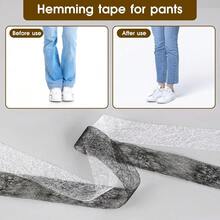 6 Rolls Iron-On Fabric Tape, Total Length 162 Yards, White And Black, For Invisible Repair. Perfect For Seamless DIY Repair Of Clothing, Dresses And Curtains, Also A Sewing Accessory For Fabric And Craft Projects. - Easy To Use, Strong And Durable - A - View 6