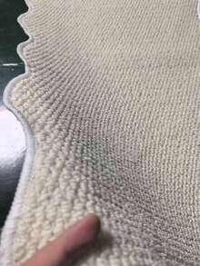 1件装可水洗白色波浪纹仿剑麻走廊地毯，采用优质仿剑麻材质，吸水性强，适用于门垫、走廊、卧室床边等场所，畅销产品，个性化家居，时尚家居，深受年轻人喜爱，主要用于客厅、门廊、书房、餐厅装饰，可机洗，今年新款，多种尺寸可选，乔迁礼物 - 白色 - 查看 4