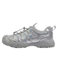 CAMEL CROWN Women's Running Shoes Autumn New Anti-Slip Comfortable Versatile Jogging Sports Shoes - Silver Gray - View 2