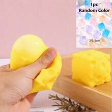 1pc Large Soft Squeeze Cheese Slow Rebound Toy, Adult Prank Gift, Adult Stress Relief Sensory Toy - Sunshine Entertainment - Multicolor - View 11