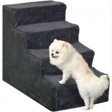 Scala per Cani a 4 Gradini Scala per Animali Domestici con Rivestimento Rimovibile e Lavabile per Letto Divano 60x35x44 cm - 60*44*34 cm - Visualizzare 14