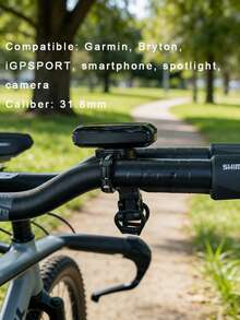 ZRACE TT Handlebar Computer Mount Out Front Mount Holder Black For GPS Bike Computer Action Camera - Black - View 5