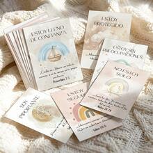 24 Spanish Bible Verse Affirmation Cards - Christian Scripture Positive Encouragement Cards, Daily Inspiration Cards, Prayer Cards - Religious Faith Gift For Friends And Family - A - View 4
