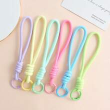 10/30pcs Colorful Nylon Rope, Suitable For DIY Handmade Weaving Kits, Keychain And Backpack Decoration Materials, Handmade Jewelry Making Tools, Versatile For Daily Fashion, Great Choice For Valentine's Day Gifts - Buckle-style Colored Nylon Rope - View 6