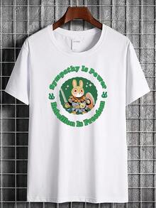 Camiseta del juego de mesa Root, camiseta de la facción Woodland Alliance, "La simpatía es poder, la rebelión es libertad". Regalo perfecto para fanáticos de Root. Camiseta versátil para hom - Blanco - Ver 1