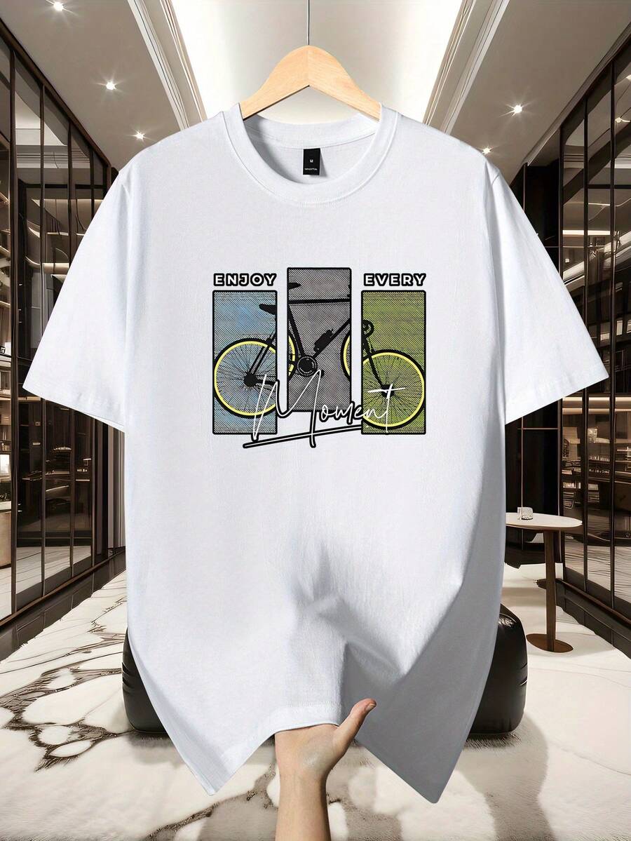Men's Retro Thick Cotton T-Shirt – Comfortable Summer Top With A Minimalist Plain Design, Y2K Streetwear Vibe, Ideal For Outdoor Activities, Work And Casual Wear - White - View 1