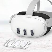 適用於 Quest 3 VR 頭戴式裝置保護貼，採用高解析度、透明、防油強化玻璃 - 查看 7