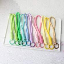 10/30pcs Colorful Nylon Rope, Suitable For DIY Handmade Weaving Kits, Making Keychains And Backpack Decorations, Handmade Jewelry Making Tools, Great Choice For Valentine's Day Gifts - Buckle-style Colored Nylon Rope - View 1