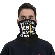 Neck Gaiter Face Mask For Men Women Uv Protection Seamless Face Shield Cycling Running Headbands Bandana - Jesus Christ Saved My Life - View 6