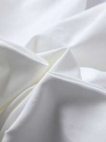 Elegant Casual Business Office Commute Minimalist Trousers White - White - View 8
