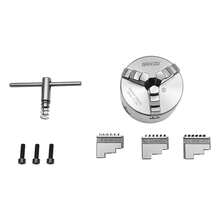 YUNRUX Precision 3-Jaw Chuck Ø 100mm, Three-Jaw Chuck For Lathes, 3-Jaw Chuck For Lathes (100mm) - B - View 4