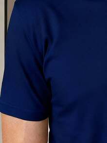 Women's T-Shirt, Autumn Vibes, Everyday Summer Wear - Navy Blue - View 5