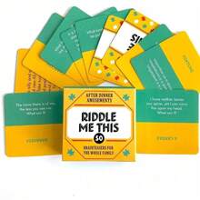 1pc The Mini Version Of The ' The Word' Card Game Includes 50 Fun Challenges (A Conversational Card Game Suitable For Adults And Families). - Multicolor - View 5