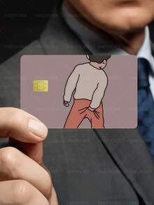 1 buah Stiker Pelindung Kartu Kredit Pasangan Lucu, Bahan PVC Lucu, Anti Sidik Jari, Tahan Lama, Tahan Gores, Tahan Aus, Hadiah Pesta Ulang Tahun, Cocok Untuk Pria & Wanita, Kartu Chip Kecil, Kartu Bank, Kartu Kredit, Kartu Transportasi, Kartu Kunci, Kartu Kampus Pelajar, Personalisasi DIY, Perlindungan Privasi - Beraneka warna - View 6