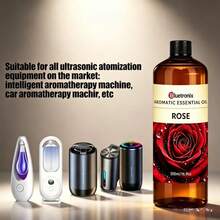 Large Capacity Aromatherapy Essential Oil Refill, Suitable For Aromatherapy Diffuser/Humidifier/Reed Diffuser/Diffuser Stone/Car Aromatherapy, Multiple Fragrances Available, Rose Lavender Cherry Blossom... Fragrance Oil, Bedroom Living Room Bathroom Office Hotel Room Fragrance Refill - 奢華大瓶/香氛系列 - 查看 2