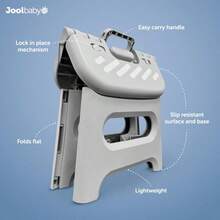 Jool Baby Products Lock and Step - Taburete Plegable Gris - Gris - Ver 4