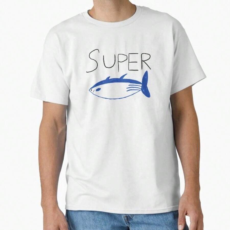 Camisetas Super Tuna Jin, Conjuntos de Verano, Camiseta con Estampado Gráfico - Blanco - Ver 1