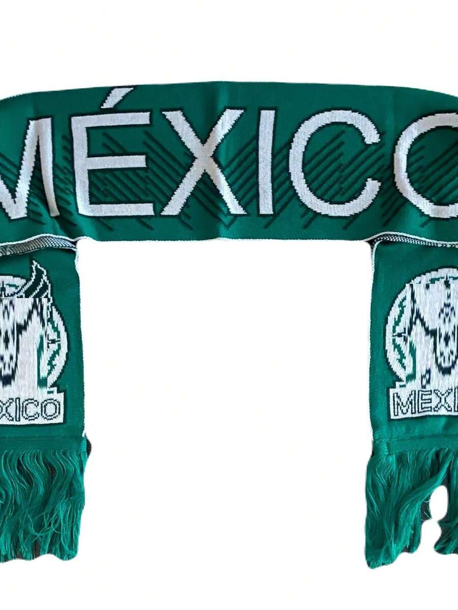 Exclusiva! Bufanda Mexico Futbol Verde - Multicolor - Ver 1