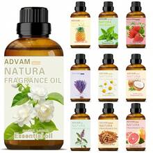 Aromatherapy Essential Oil Suitable For Diffuser Humidifier Car Aromatherapy Home Aromatherapy Oil Refill Autumn Winter Candle Making - Fresh Mint, Jasmine, Eucalyptus, Pure Essential Oil - Suitable For Diffuser Humidifier DIY Candle And Soap Making - 第二代香氛 - 查看 1
