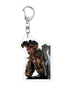 1pc Delta Force Game Character Acrylic Keychain Pendant Tactical Operator Collectible - Multicolor - View 26