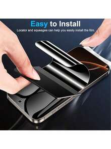 XINHONGYU 1片霧面防窺螢幕保護貼，適用於Phone 18 Pro Max/Phone 18 Pro/Phone 17 Pro Max 6.9吋，軟膜材質，非玻璃，全螢幕覆蓋，防窺防眩光，陶瓷膜，防指紋，相容手機殼。適用於Phone 17 Pro Max、17 Air、16 Pro Max/16 Pro/16 Plus/16/15 Pro Max/14 Pro Max/13 Mini/12/11/XS Max/XR/8 Plus/7 Plus - 1pc - 查看 5