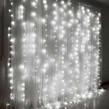 1pc USB-Powered Room Background Decorative String Lights, 8 Lighting Modes, Curtain Lights, Indoor Decoration, Holiday Atmosphere Decor - USB Curtain Light - View 9