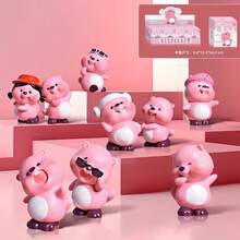 1pc Blind Box Happy Daily Life Cute Doll Figure Desktop Ornament Gift For Girls - Multicolor - View 4