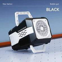 Mașină de bule portabilă de mână, stil Mecha, complet automată, cu deschidere mare, pulverizare continuă cu mai multe trepte, bule masive și dense, încărcare USB, baterie cu durată lungă, design cu mâner dublu, portabilă și stabilă, pentru petreceri de zi de naștere, adunări în curte, camping pe gazon, atmosferă îmbunătățită, Ziua Copiilor, cadou preferat de Crăciun - Multicolor - Vizualizare 1