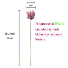 25-Inch Artificial King Protea Bouquet, Lifelike Tropical Floral, Suitable For Wedding Table Centerpiece Decoration - Multicolor - View 2