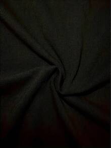 Playera casual para hombre, diseño de camiseta casual para mujer, cuello redondo de 180G, hecha de material elástico, chaqueta unisex para todas las estaciones, para la práctica de gol - Negro - Ver 4