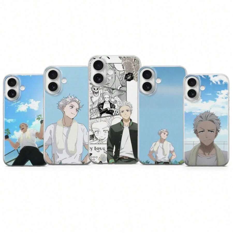 Funda para teléfono Hajime Umemiya | Diseño de Personajes de Manga | Compatible con fundas para teléfonos Apple, 17Pro/Pro Max, 16Plus/17E, 15, 14, 13, 12, 11, S26, S25, S24, S20, S21, S22, S23, A34, 5GA04E/M04, A05S, Pixel 10, 9, 8, Envío Local, Funda Elegante para Teléfono - 2 - Ver 1