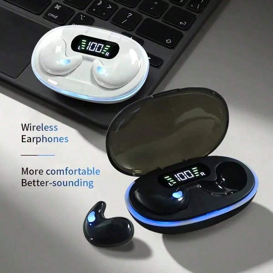 TWS 無線藍牙耳機迷你耳塞 藍牙耳機 低音降噪耳塞 HiFi 立體聲耳機 - 查看 1
