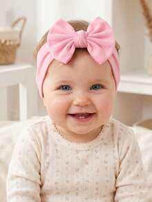 4PCS Summer Candy Color Cute Soft Decorative Baby Headbands, Skin-Friendly Baby Princess Hair Accessories Headscarves, Daily Wear Accessories, Suitable For All Seasons - Multicolor - View 7
