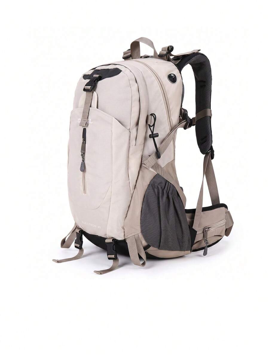 CAMEL CROWN Professional Outdoor Hiking Backpack, Men's Travel Large Capacity Backpack, Women's Trekking Sports Climbing Backpack - Khaki - View 1