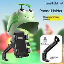 Soporte Universal para Teléfono de Bicicleta, Sistema de Navegación de Teléfono Celular Manos Libres con Rotación de 360° para Motocicleta, Bicicleta Eléctrica, Moto de Cross, Cruiser, Scooter, Jogger - Varios estilos - Ver 13