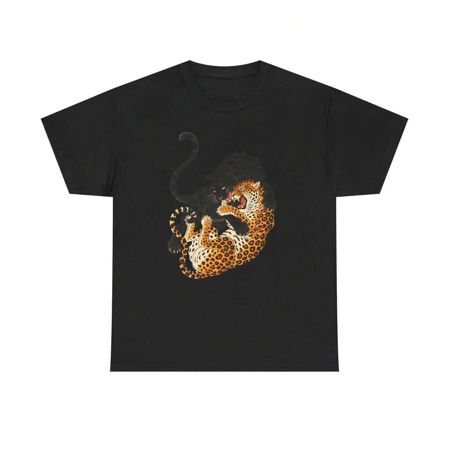 Jungle Fury Unisex T Shirt - Black - View 1