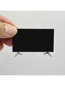 Miniature PS Game Console Model, Realistic TV Model, Dollhouse TV Decor Ornament, Micro Scene Decoration, Pretend Play Prop, Suitable For Model House Decoration, Office Desk Ornament, Home Small Decor - Multicolor - View 8