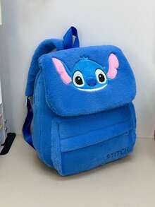 Stitch Elementary School Backpack, Children's Cartoon Backpack, Large Capacity Backpack, Fashionable Versatile, Anime Cute Cartoon Backpack, Travel Storage Bag - Multicolor - View 7